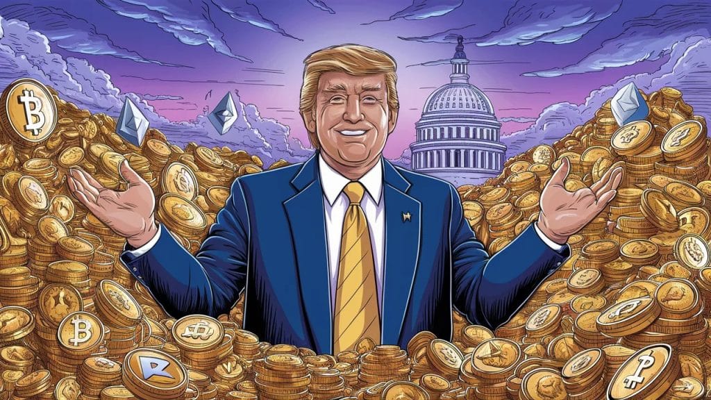 InfoCryptofr La fortune crypto de Donald Trump dépasse les 10 millions de dollars