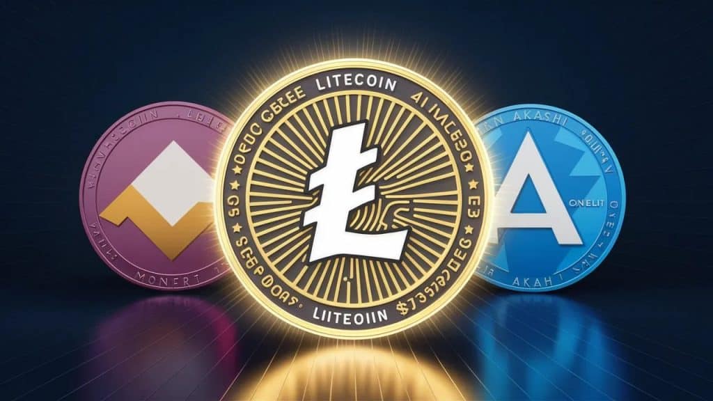 InfoCryptofr Litecoin vise les 90$ Monero et Akash ont la cote