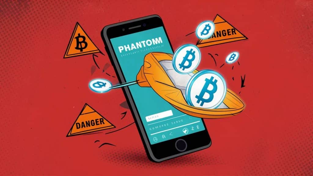 InfoCryptofr Faux Portefeuille Phantom sur lApp Store dApple Volant des Actifs Crypto