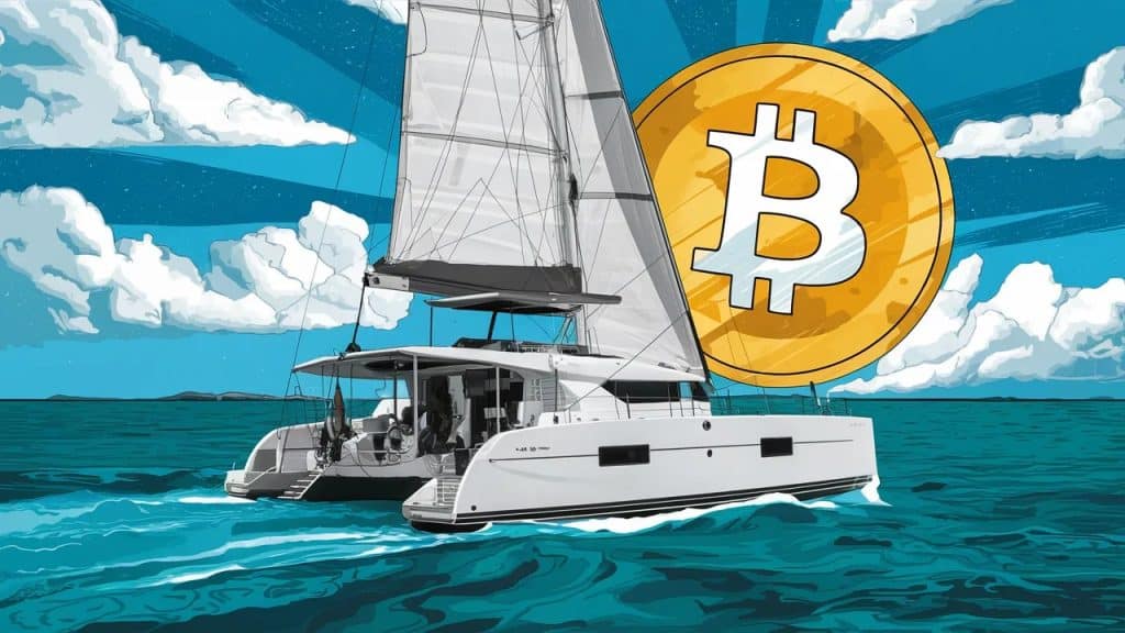 InfoCryptofr WE3 Boat Catamaran et Bitcoin pour un évènement unique