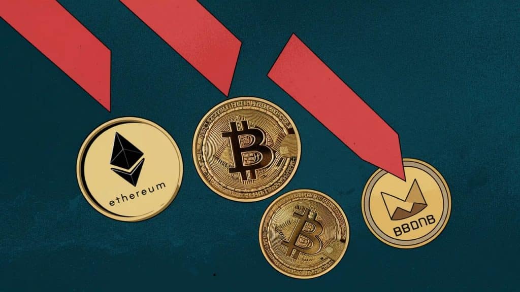 InfoCryptofr Le Plongeon de Solana Bitcoin Ethereum et BNB Suivent