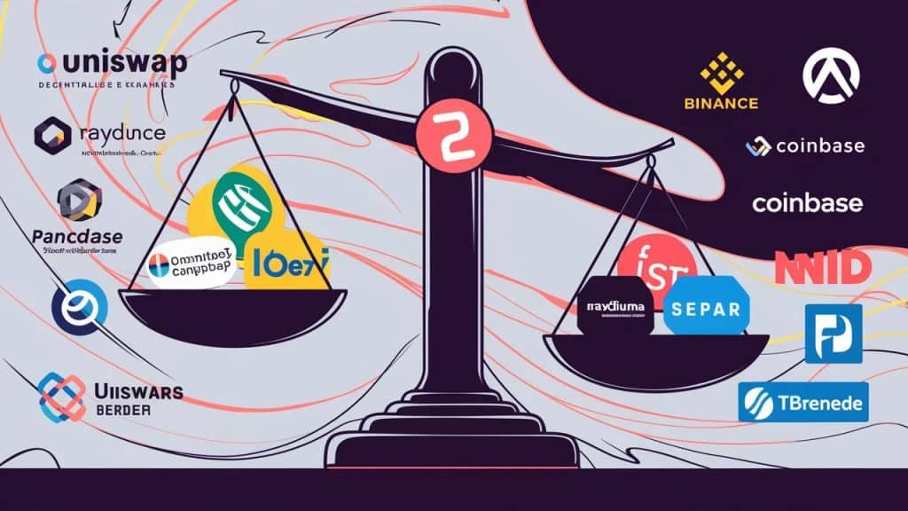 InfoCryptofr Uniswap Raydium et PancakeSwap détrônent les exchanges centralisés