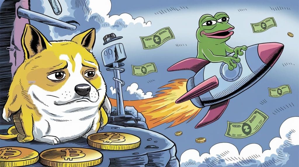 InfoCryptofr Dogecoin à la traîne malgré la Fed un nouveau meme coin cartonne