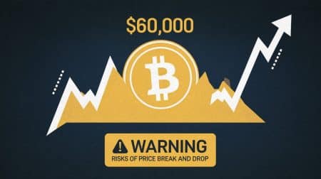 InfoCryptofr Bitcoin sous pression à 60K$ risque de crash imminent