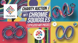 InfoCryptofr Christies Organise une Vente aux Enchères de NFT Chromie Squiggles pour le HCR