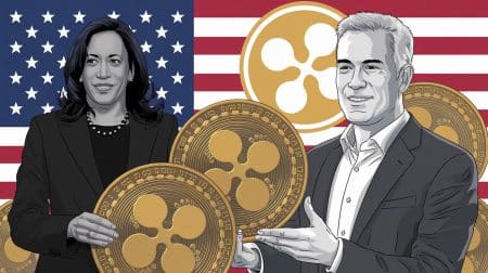 InfoCryptofr Le Cofondateur de Ripple Soutient Kamala Harris avec 10M$ en XRP