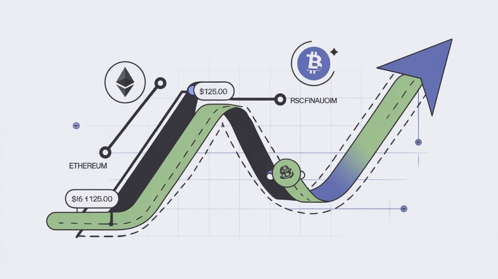 InfoCryptofr Ethereum Peine à Suivre Bitcoin Mais Vise 14K$ RCOF Prêt à Décoller