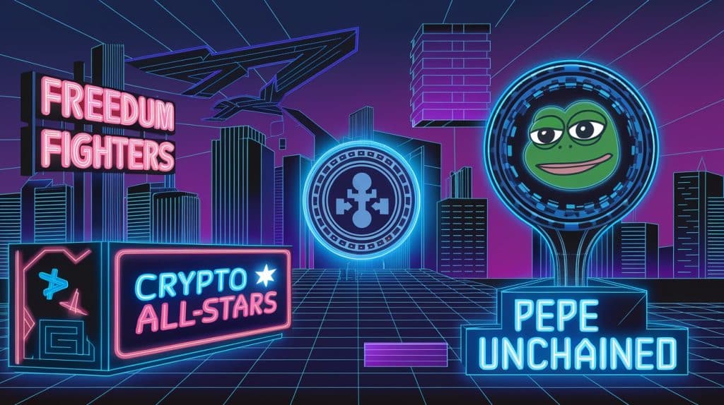 InfoCryptofr   La Nouvelle Ère Crypto Post Trump  FreeDum Fighters Crypto All Stars et Pepe Unchained en Tête du Mouvement