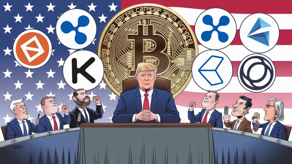 InfoCryptofr Les Entreprises Crypto Se Disputent Un Siège Au Conseil Crypto de Trump