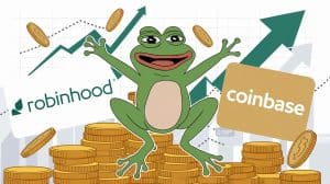 InfoCryptofr Pepe the Frog PEPE Explose sur Robinhood et Coinbase