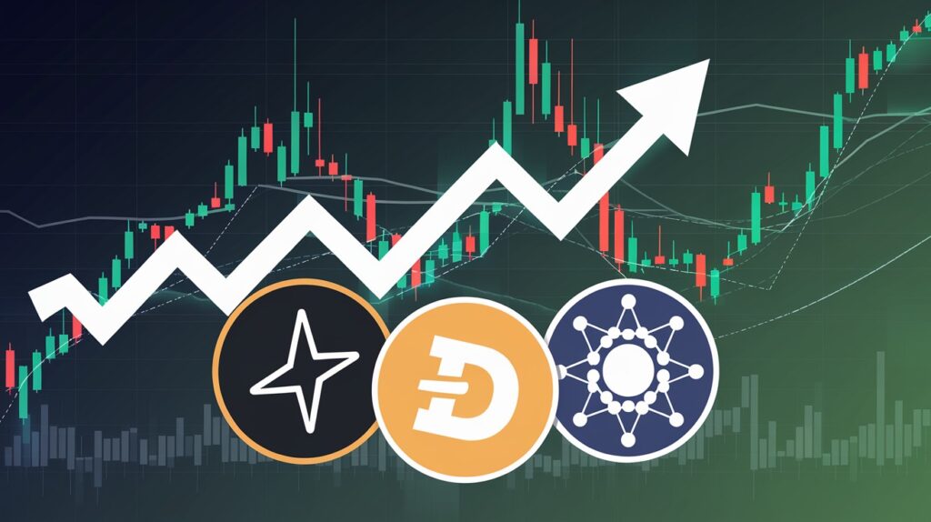 InfoCryptofr Stellar Dogecoin et Cardano brillent sur un marché crypto à 3500 milliards USD