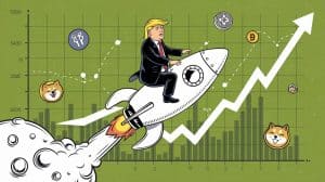 InfoCryptofr Trump Gagne 3 Cryptomonnaies Mèmes Prêtes à Bondir de 8000