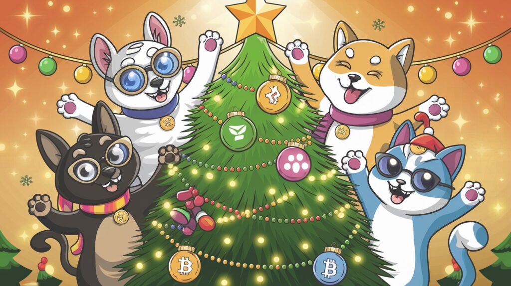 InfoCryptofr 5 Cryptomonnaies Meme Qui Brilleront Pour Noël 2024