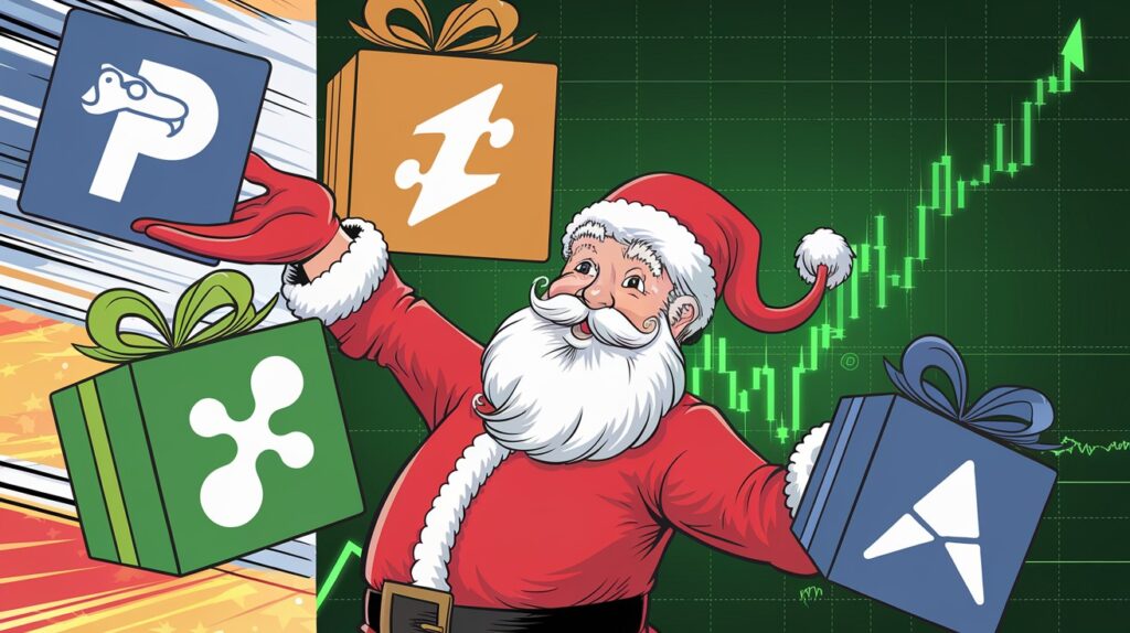 InfoCryptofr Altcoins en Hausse pour Noël PENGU Jasmy IOTA Algorand