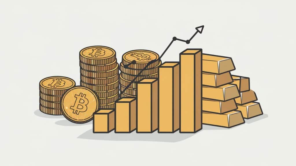 InfoCryptofr Bitcoin vs ETF Or LAdoption Fulgurante Des BTC en Bourse