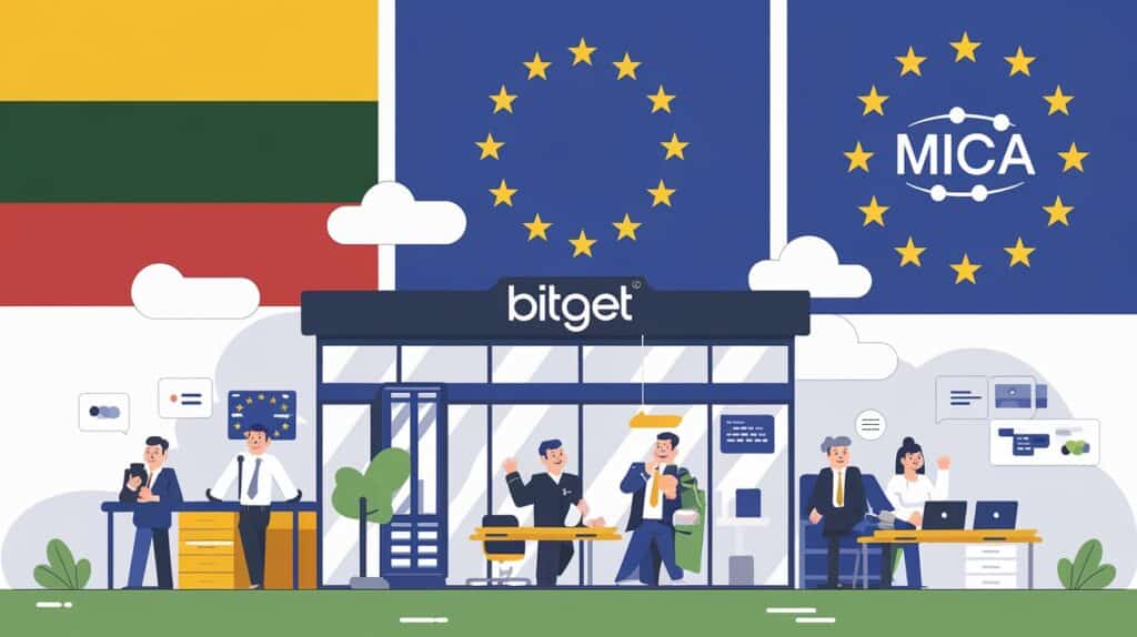 InfoCryptofr Bitget Mise sur la Lituanie comme Hub Régional Européen