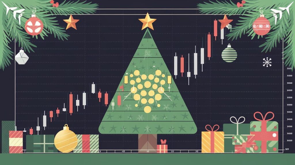 InfoCryptofr Cardano Un motif rare indiquant un rallye de Noël