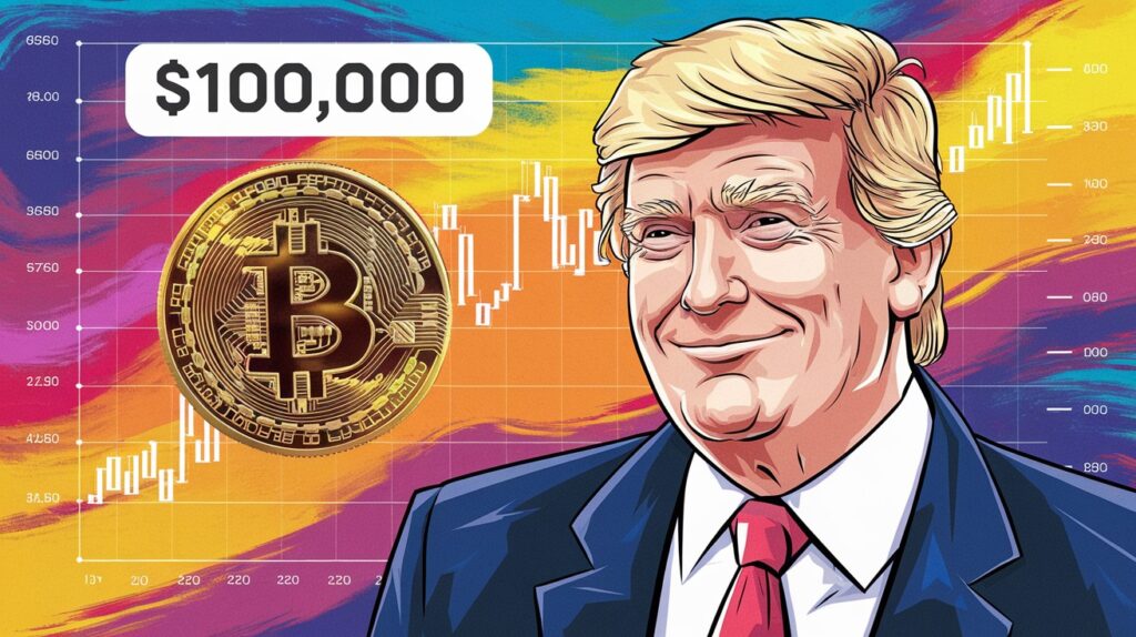 InfoCryptofr Donald Trump Félicite les Bitcoiners pour le Dépassement Historique des 100 000$