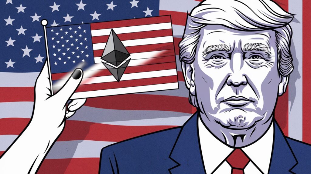 InfoCryptofr Donald Trump Mise Gros sur Ethereum World Liberty Financial Achète pour 5M$ dETH