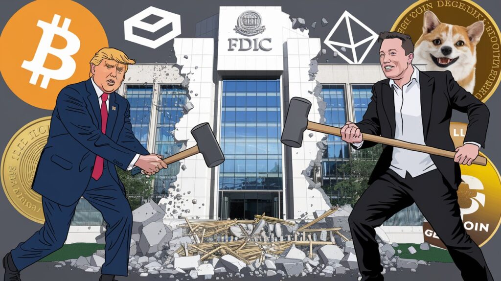 InfoCryptofr LAdministration Trump Pro Crypto Viserait lAbolition de la FDIC