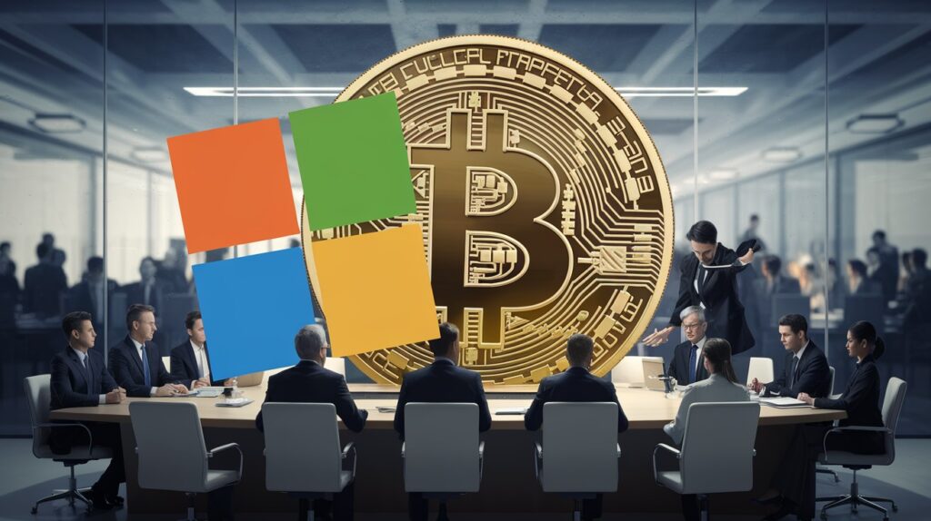 InfoCryptofr Microsoft Rejette lIntégration de Bitcoin dans sa Trésorerie Malgré la Pression