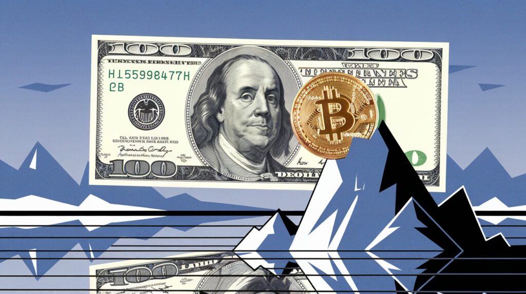 InfoCryptofr Pourquoi un Dollar Fort Freine lAscension du Bitcoin à 100 000 $