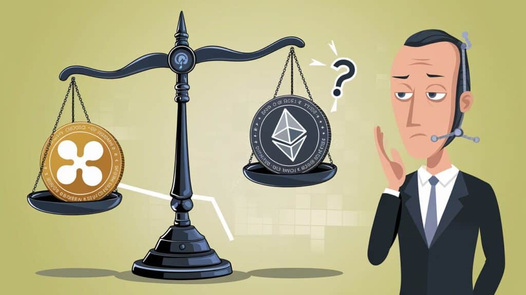 InfoCryptofr Ripple vs Ethereum Vers un Renversement Inattendu des Rois de la Crypto