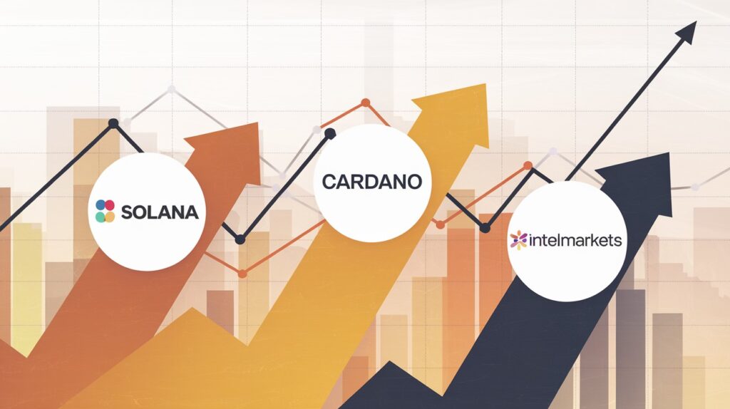 InfoCryptofr Solana Cardano et IntelMarkets Prédictions de prix haussières