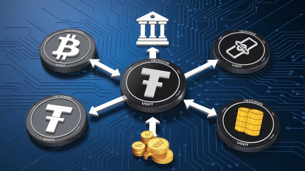 InfoCryptofr   Tether Dévoile sa Feuille de Route  Minage Bitcoin Finance Traditionnelle et Matières Premières