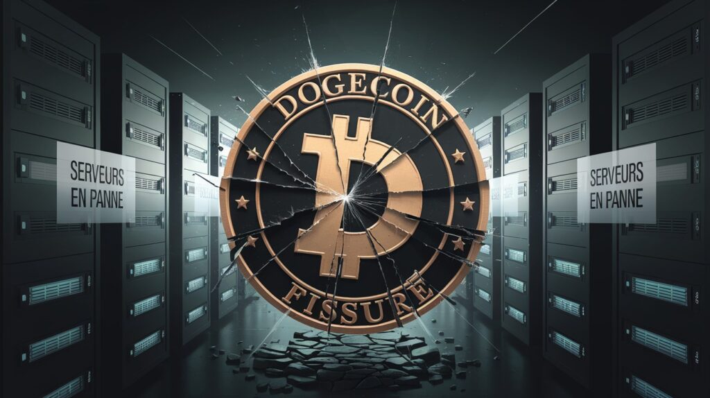 InfoCryptofr Une Faille Majeure Frappe Le Réseau Dogecoin Mettant 69 Des Nœuds Hors Ligne