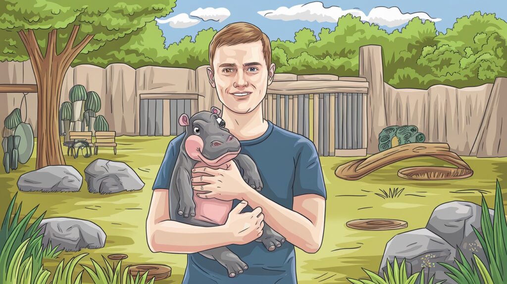 InfoCryptofr Vitalik Buterin fait un don de 300 000$ pour adopter un hippopotame pygmée