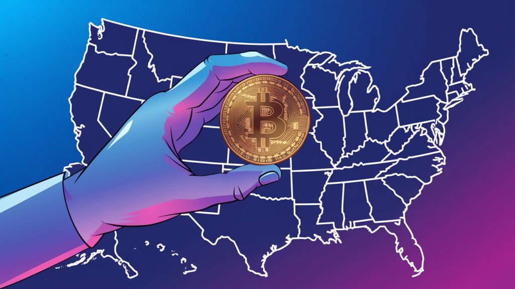 InfoCryptofr 11 États américains adoptent une vision pro Bitcoin BTC