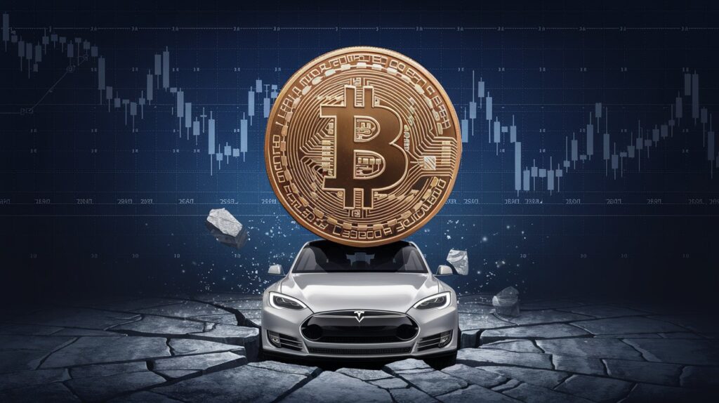 InfoCryptofr Bitcoin Le Sauvetage Temporaire de Tesla Avant lOrage