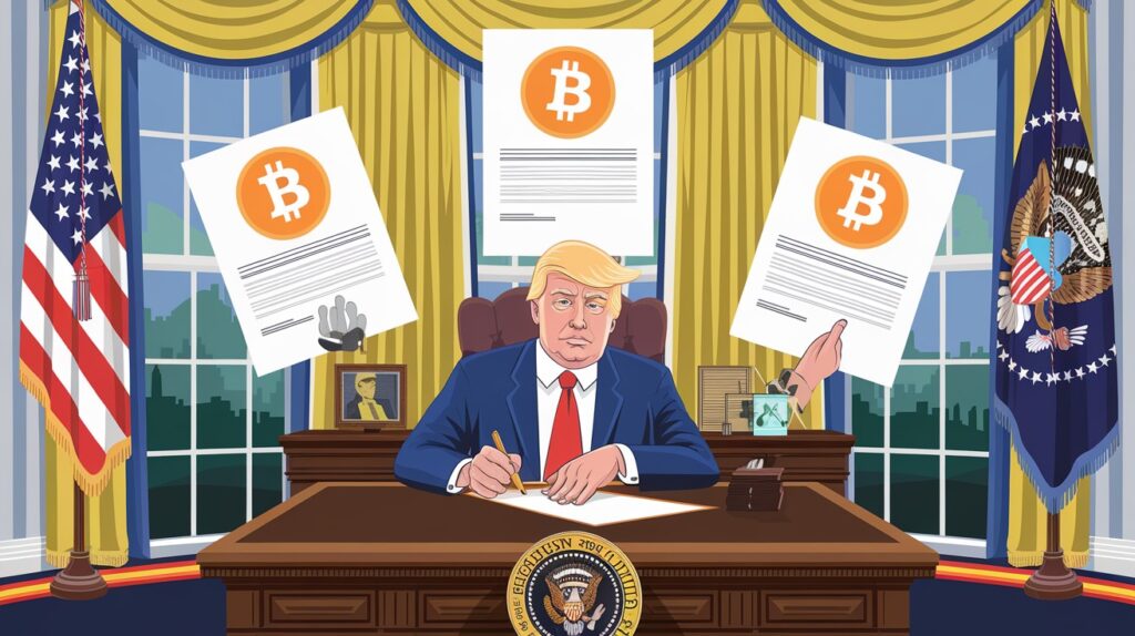 InfoCryptofr Bitcoin Trump Prépare des Ordres Exécutifs Pro Crypto