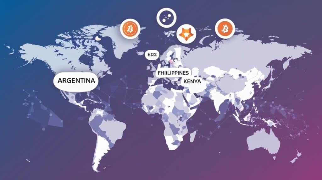 InfoCryptofr Coinbase Dévoile lAdoption des Cryptos en Argentine au Kenya aux Philippines et en Suisse