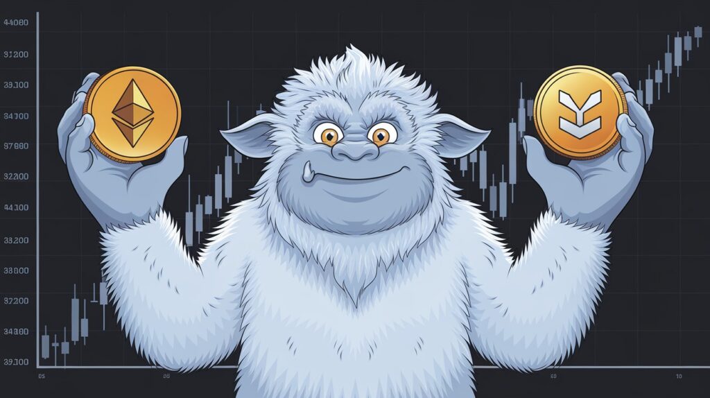 InfoCryptofr Ethereum en baisse Yeti Ouro prospère sur le marché play to earn