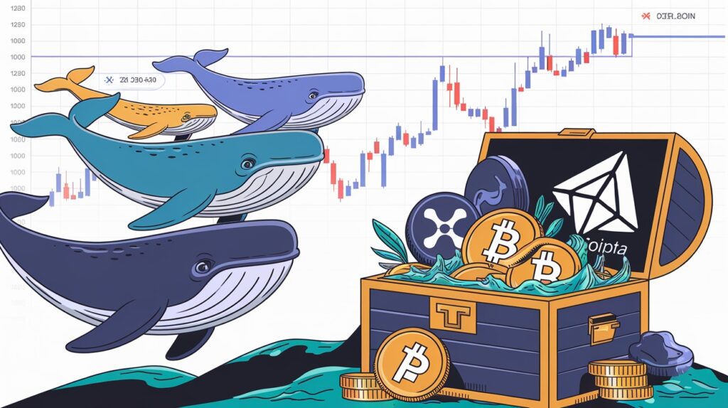 InfoCryptofr Les Baleines Misent Sur XRP Solana et Rollblock Pour 2025