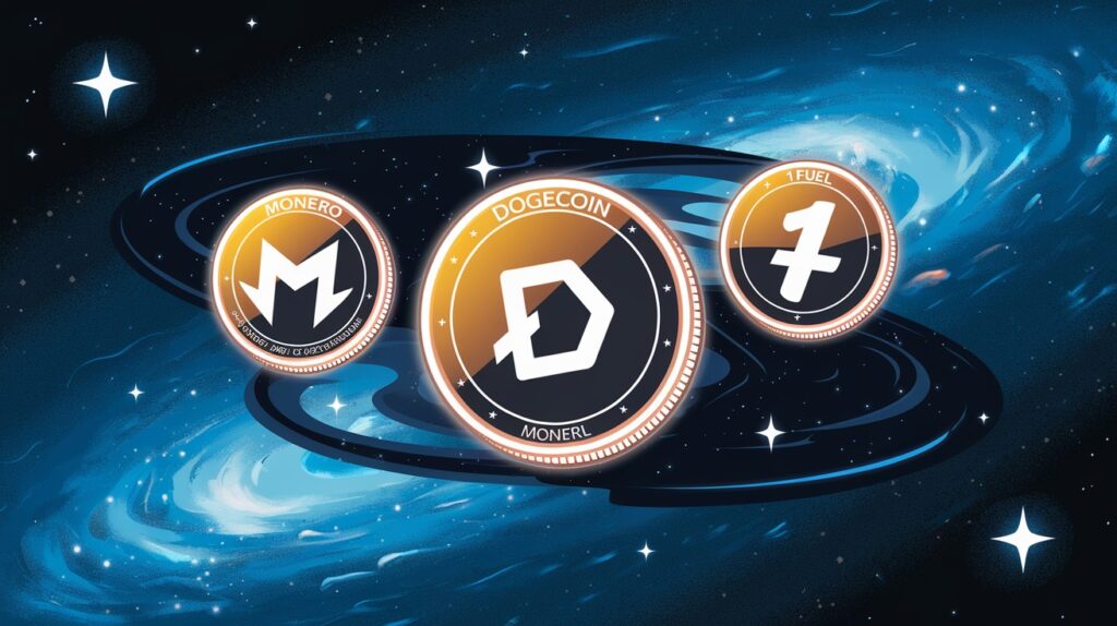 InfoCryptofr Monero Dogecoin 1Fuel Analyse dun trio prometteur