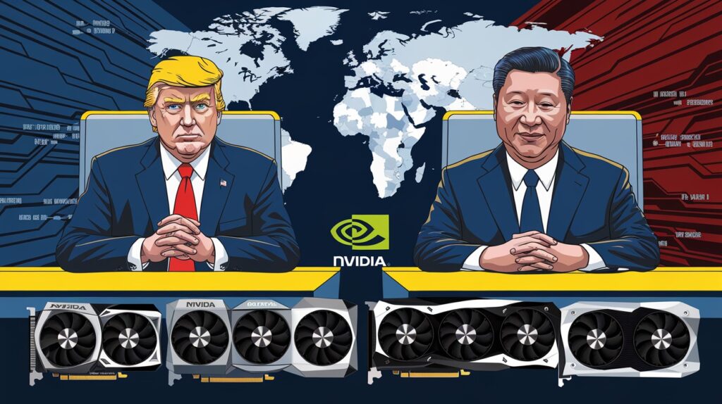 InfoCryptofr Nvidia Pion dans la Guerre Technologique Sino Américaine