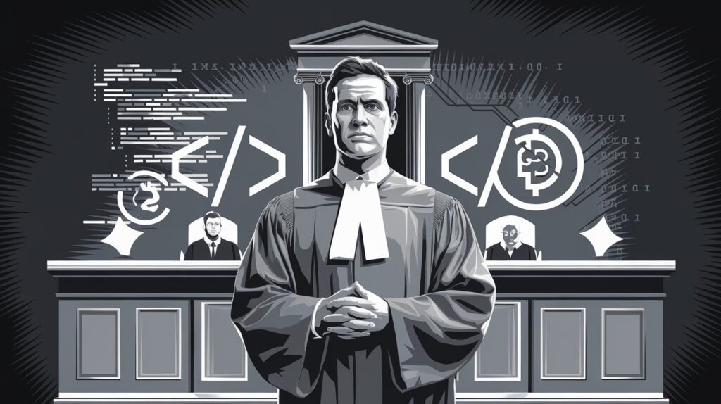 InfoCryptofr Un Professeur Poursuit le Département de la Justice pour les Affaires de Code