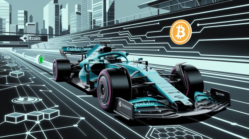 InfoCryptofr   Coinbase et Aston Martin signent un partenariat révolutionnaire en F1