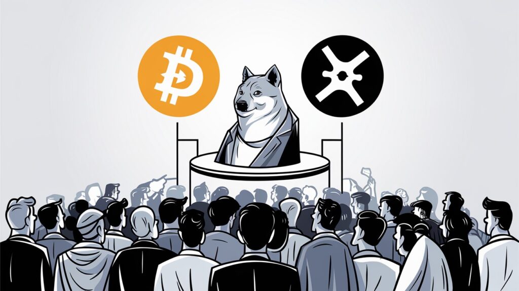 InfoCryptofr   Dogecoin et XRP laissent place au nouveau joueur Dogen le favori des investisseurs avisés