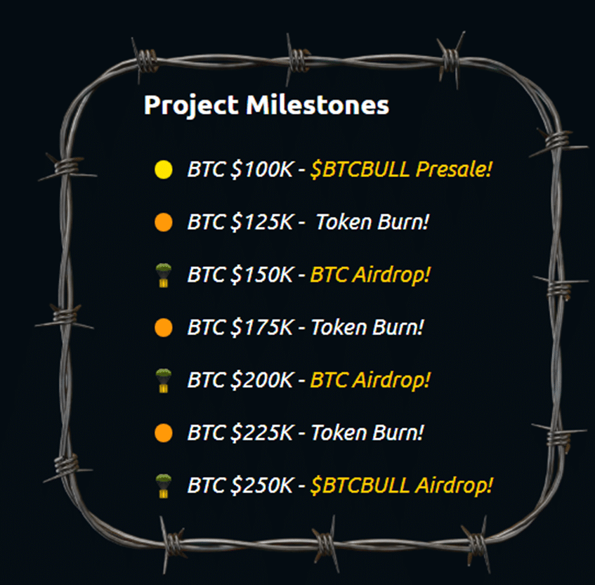 InfoCryptofr   BTC Bull Token atteint 25M$ en ICO pendant que Standard Chartered maintient sa prédiction de BTC à 500k$