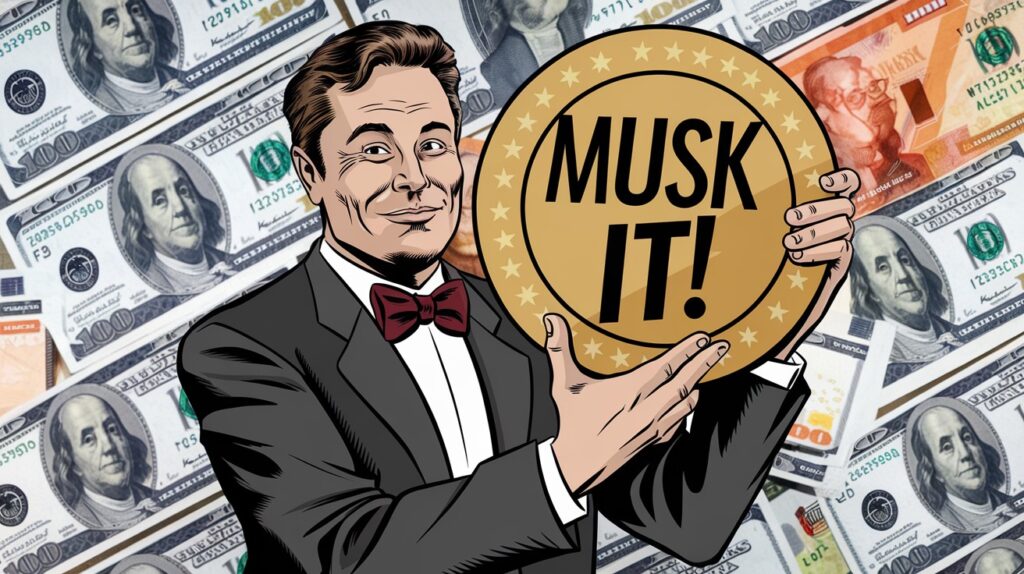 InfoCryptofr Papa Musk Lance Son Memecoin Musk It Pour Lever 200 Millions