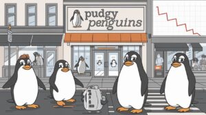 InfoCryptofr   Pudgy Penguins  La Dégringolade des NFT Après lEuphorie des Airdrops