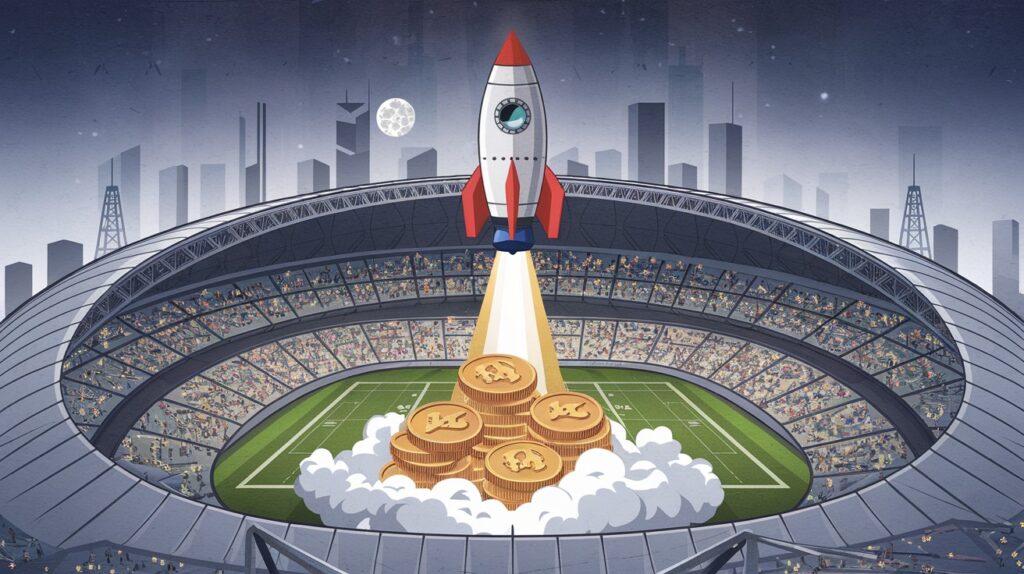 InfoCryptofr   XYZ Nouvelle Cryptomonnaie Mêlant Sports et Memes en Plein Essor