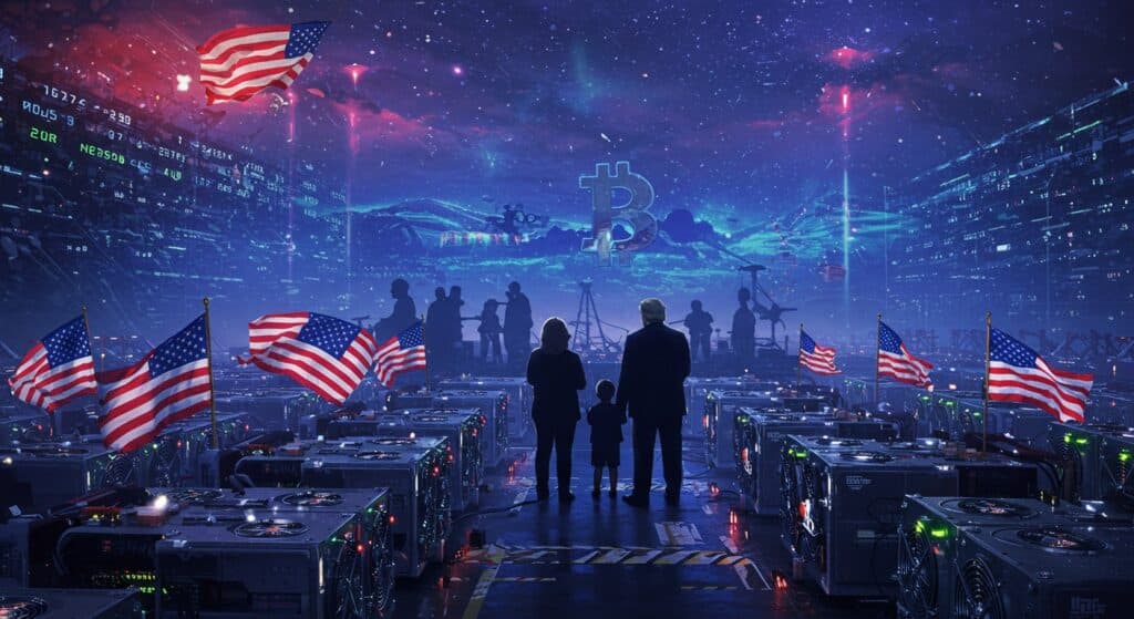 InfoCryptofr   American Bitcoin  La Famille Trump Révolutionne le Minage de BTC