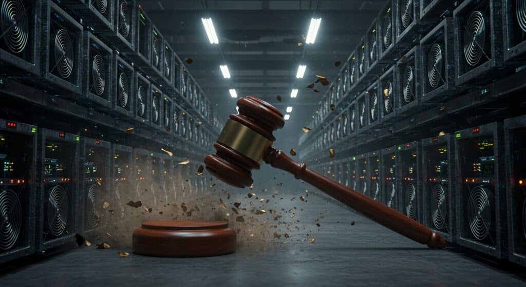 InfoCryptofr   Bitcoin  21 000 Mineurs Bloqués la Justice Agit