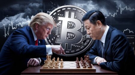 InfoCryptofr   Guerre Commerciale Trump Chine  Impact sur le Bitcoin