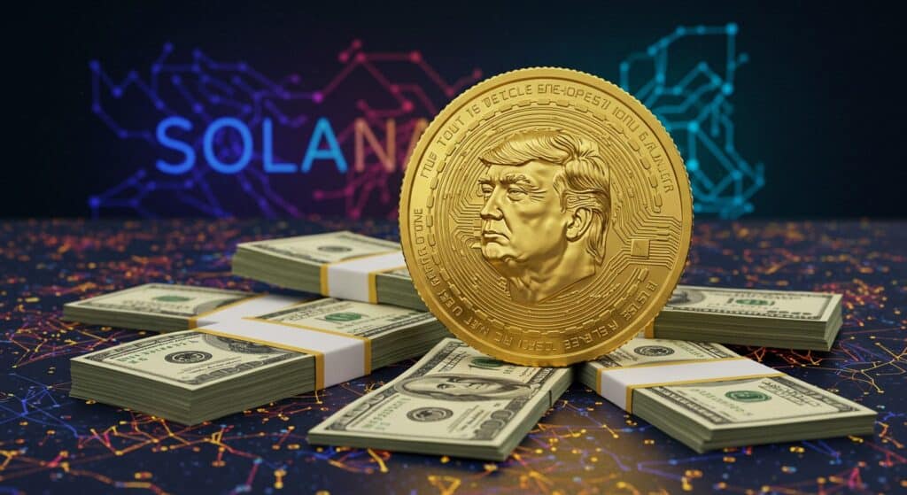 InfoCryptofr   Memecoin TRUMP  350 Millions de Dollars pour ses Créateurs